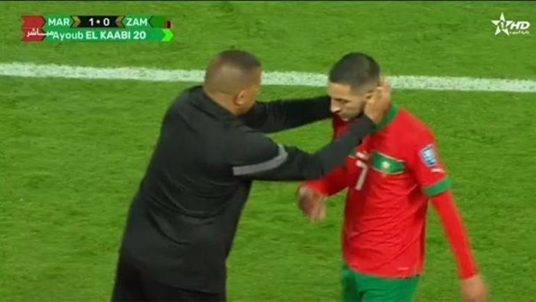 Ziyech sinirlerine hakim olamadı Krampon fırlattı