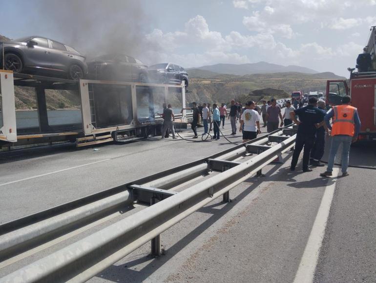 Korkulan olmadı Sıfır kilometre araçlar böyle kurtarıldı