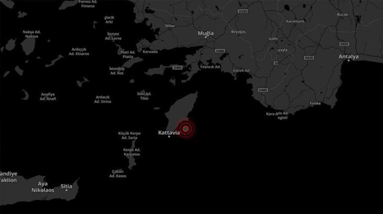 Muğlada 4.7 büyüklüğünde korkutan deprem