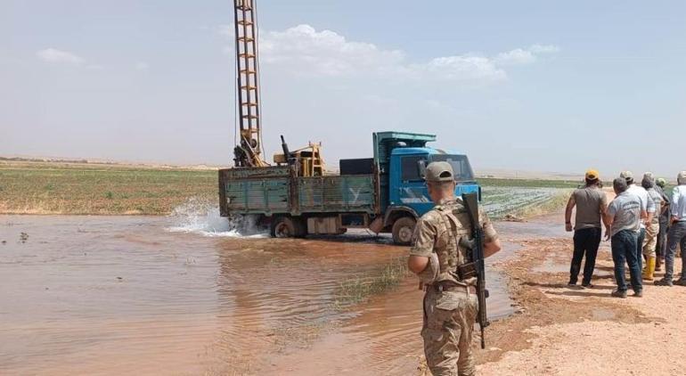 Şanlıurfa’da trajikomik olay Su borusuna sondaj vurdular