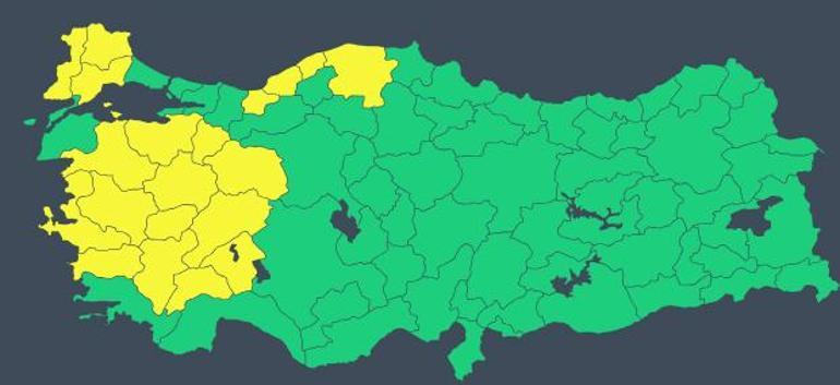 Meteoroloji saat verip uyardı Trakyada ceviz büyüklüğünde dolu yağdı