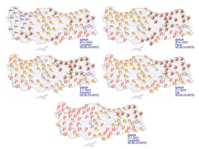 Son dakika… Meteoroloji’den sıcaklık ve sağanak alarmı İstanbullular yarına dikkat