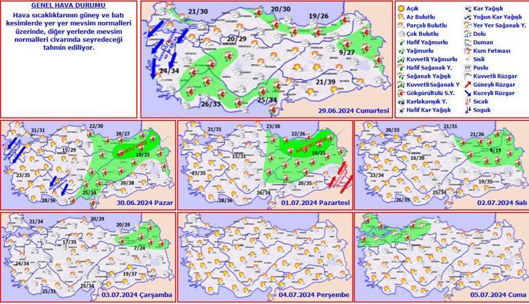 Son dakika… Meteoroloji’den sıcaklık ve sağanak alarmı İstanbullular yarına dikkat