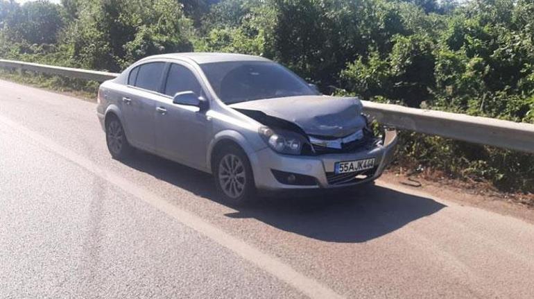 Samsunda feci kaza 3 araç birbirine girdi 1 ölü, 2 yaralı