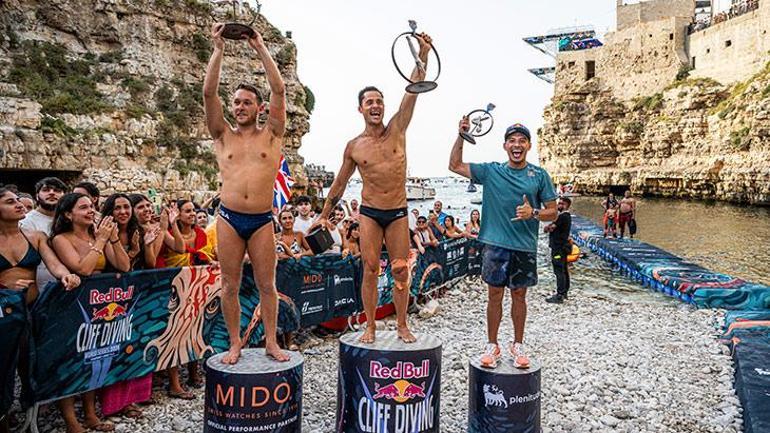 Red Bull Cliff Diving Dünya Serisi nefes kesti İşte İtalya etabının kazananları
