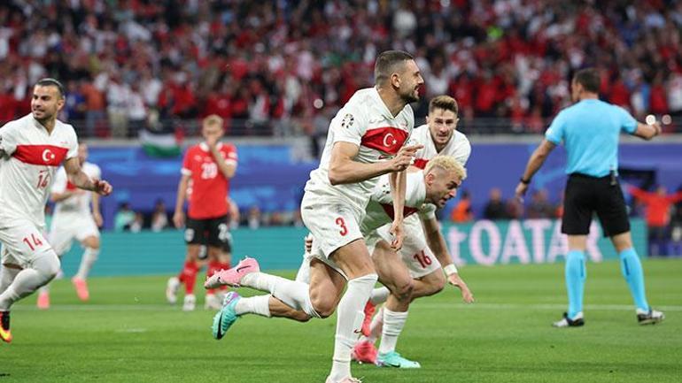 Milli Takımda Merih Demiraldan Avusturya kalesine tarihe geçen gol
