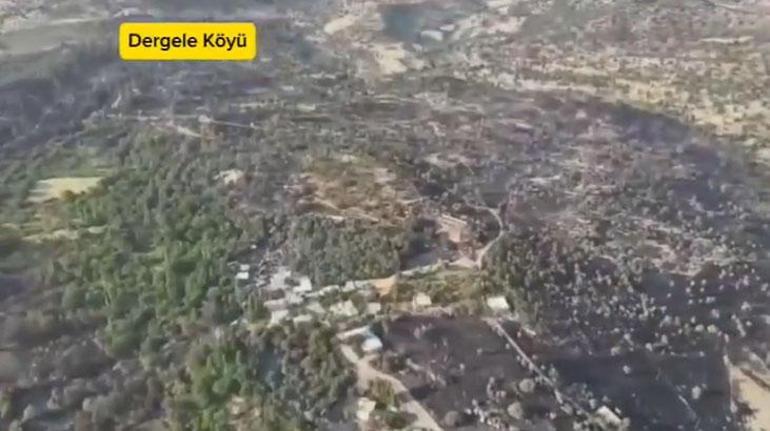 MSB görüntüleri paylaştı Teröristler köyü ateşe verdi, mühimmat depolarını patlattı