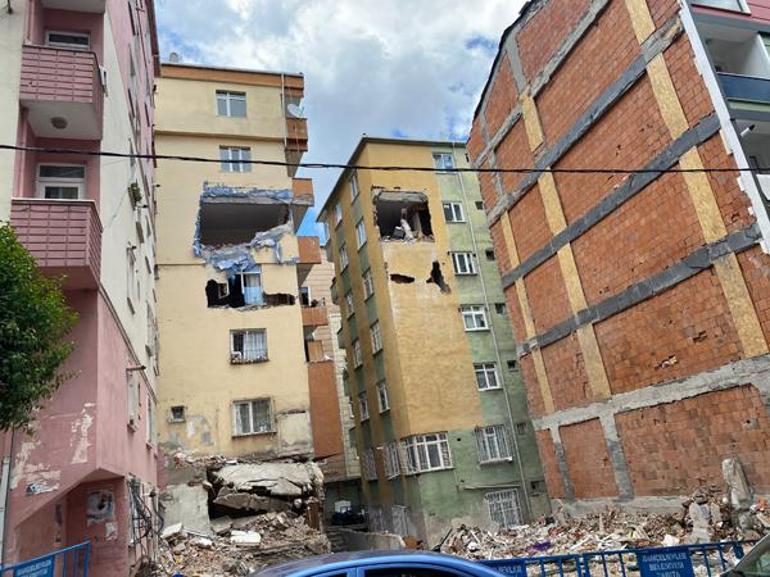 Bahçelievlerde kendiliğinden çöken apartmanın çevresindeki binalar da çürük çıktı