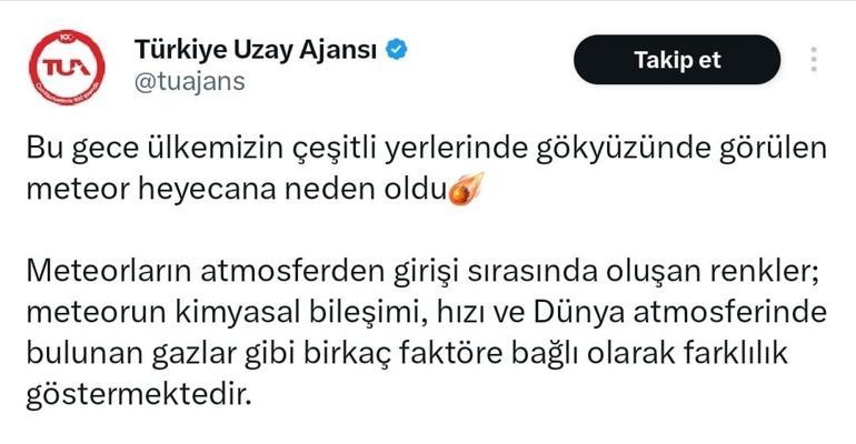 Türkiyenin birçok şehrinden görülen parlak ışık hüzmesi: Uzay çöpü olabilir