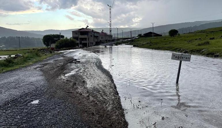 Meteoroloji uyarmıştı Kars ve Ardahanda sağanak yağış etkili oldu