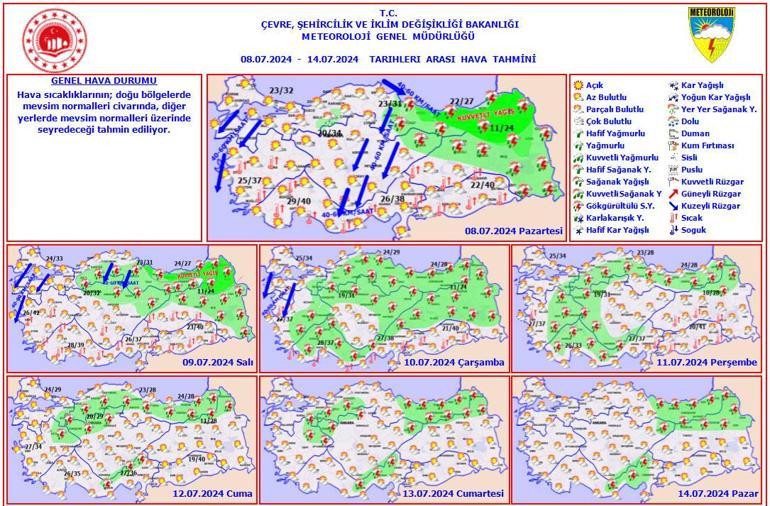 Yeni sıcak hava dalgası geliyor 42 dereceleri göreceğiz