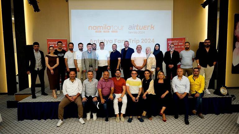 Namilatour ve airtuerk iş birliğiyle Fam Trip 2024 etkinliği Antalyada gerçekleşti