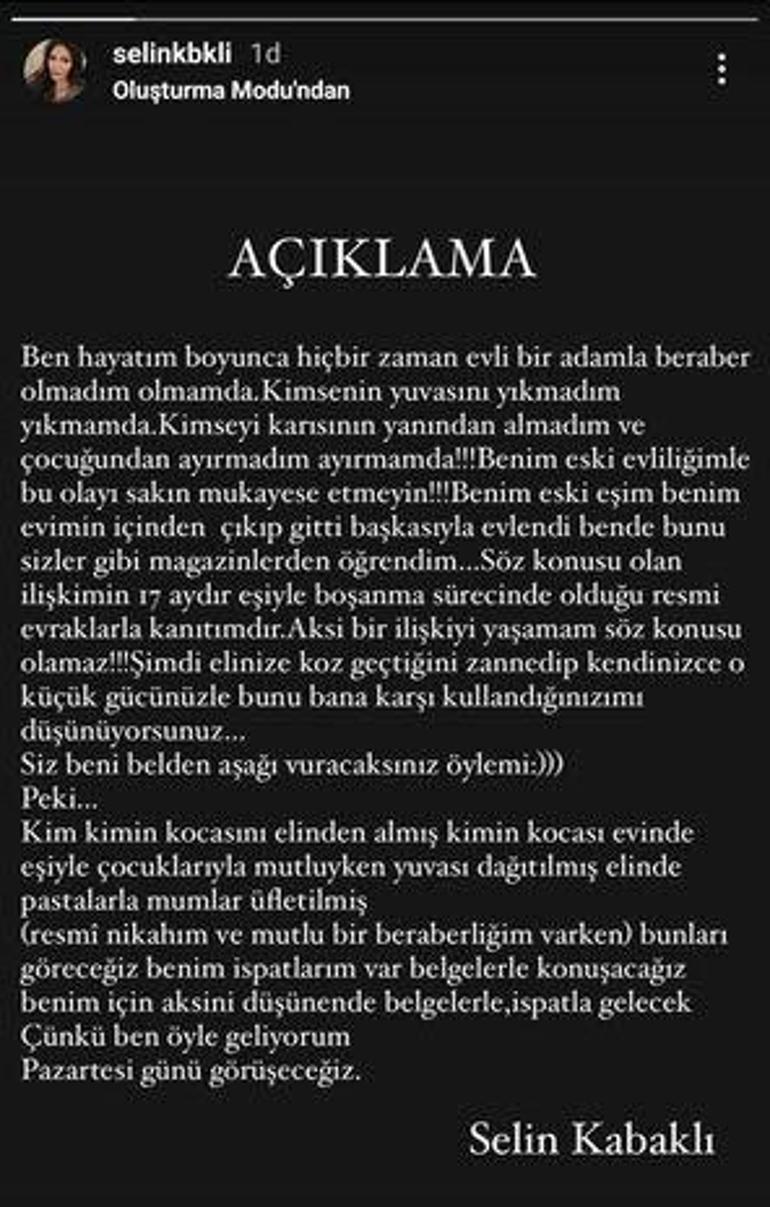 Yeni sevgilisi evli çıkmıştı Selin Kabaklı: Kim kimin kocasını elinden almış, göreceğiz