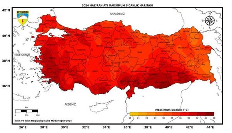 Türkiyede 53 yılın en sıcak haziran ayı yaşandı