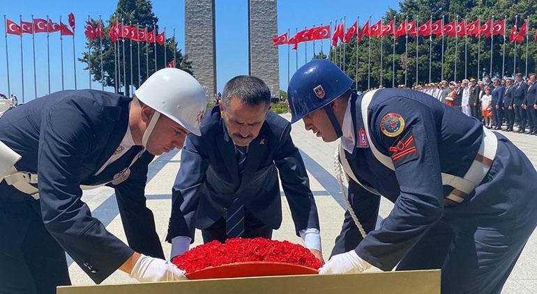 Çanakkale Şehitler Abidesinde 15 Temmuz töreni