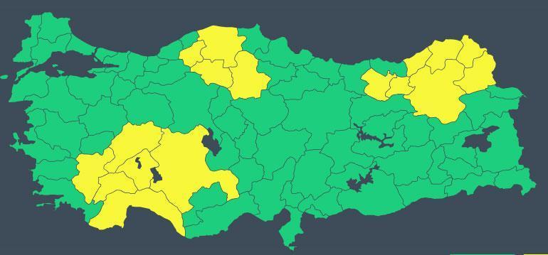 Meteoroloji hava durumunu yayınladı Aşırı sıcak ve kuvvetli sağanak alarmı