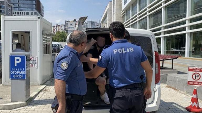 Adliyeden çıkarıldı, otoparkta dövüldü Samsunda duruşma öncesi ortalık karıştı