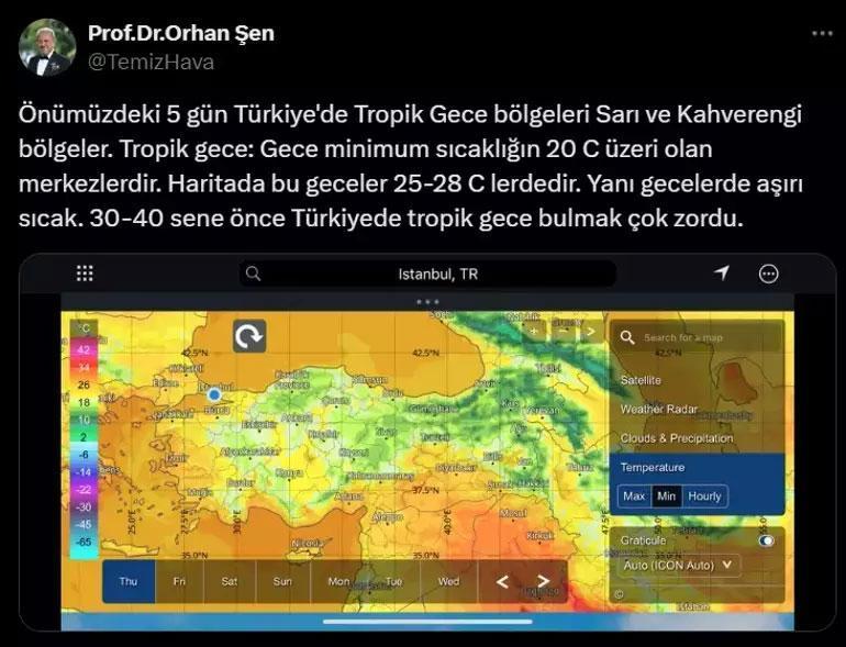 Son dakika... Meteoroloji yeni hava durumu raporunu yayınladı Yüzde 95e ulaşacak