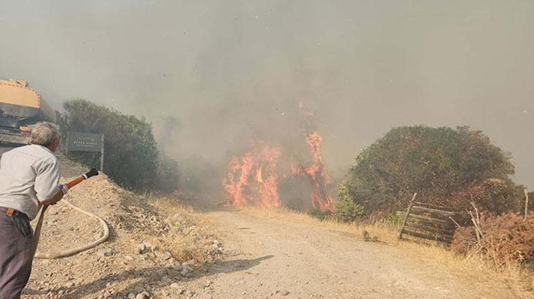 Çanakkaledeki yangın 14 saatte kontrol altına alındı