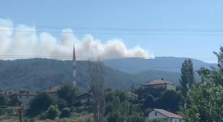 2 kentte yangın paniği Havadan ve karadan müdahale ediliyor