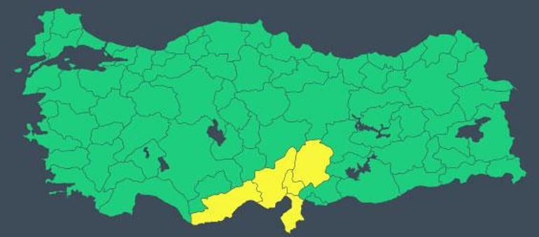 Son dakika... Meteorolojiden 5 kent için sarı uyarı İstanbul dahil birçok il için alarm