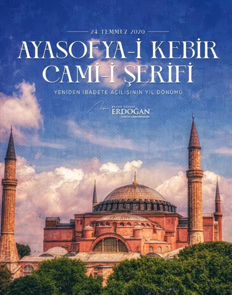 Cumhurbaşkanı Erdoğandan Ayasofya Cami açıklaması