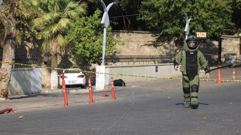 Aydın Efelerde bomba paniği Çanta fünye ile patlatıldı