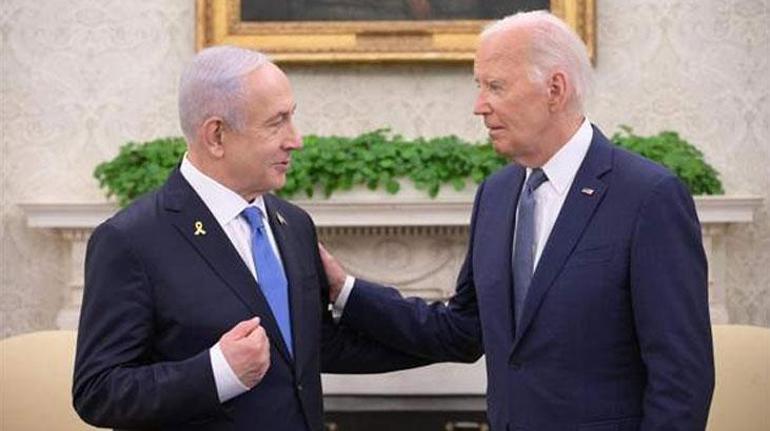 Biden, Beyaz Sarayda Netanyahu ile görüştü