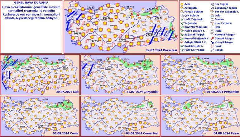 Son dakika... Meteoroloji haritayı güncelledi Eyyam-ı bahur sıcakları gelecek mi