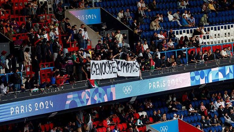 Paris 2024te İsraile Gazze protestosu Soruşturma başlatıldı