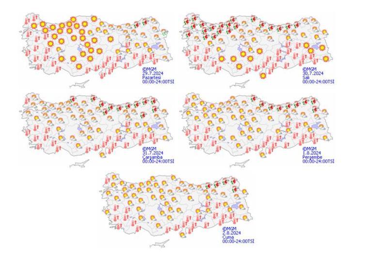 Son dakika... Meteoroloji haritayı güncelledi Eyyam-ı bahur sıcakları gelecek mi