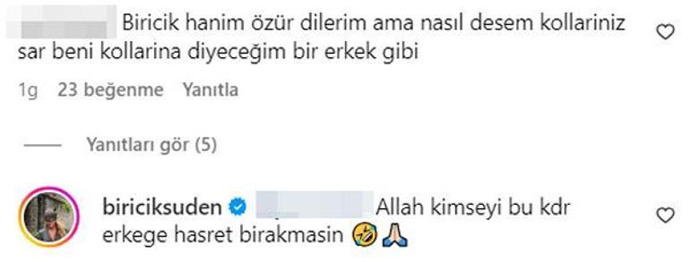 Biricik Sudenden takipçisine yanıt Allah kimseyi bu kadar erkeğe hasret bırakmasın