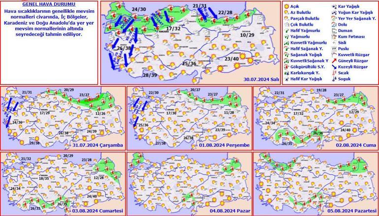 Son dakika… Meteoroloji haritayı yayınladı İstanbul’da sağanak alarmı: Sıcaklıklar 5 derece azalacak