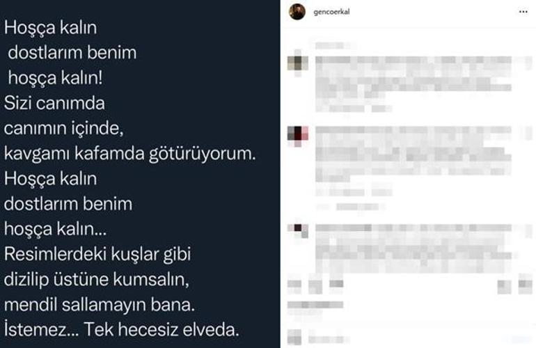 Genco Erkal hayatını kaybetti Hoşça kalın dostlarım