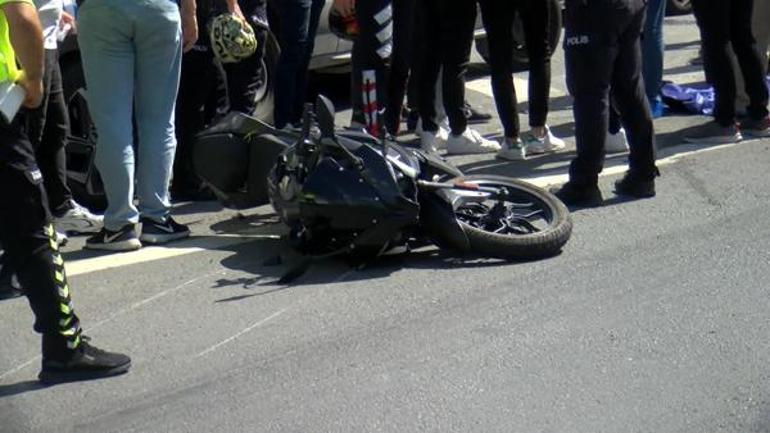 Bağcılarda feci kaza Motosikletli polis memuru hayatını kaybetti