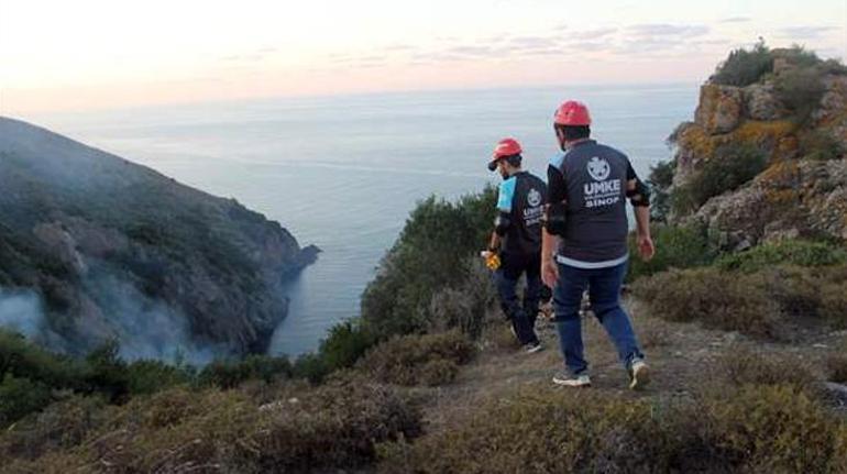 Yangına müdahale ederken uçurumdan düşen itfaiye eri hayatını kaybetti