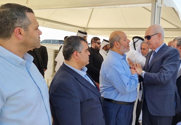 Yılmaz, Kurtulmuş ve Fidan Haniye’nin cenaze törenine katıldı