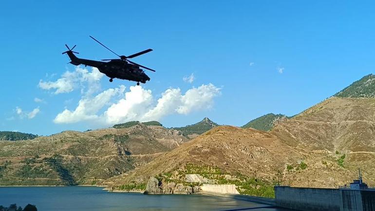 Adanada orman yangınına müdahale eden helikopter düştü