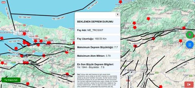 Deprem Bilgi Sistemi uygulamasına fay hatları eklendi:  Herkes oturduğu yerin zeminini merak ediyor