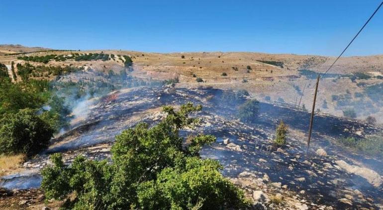 Malatyada 3 ayrı noktada yangın Alevler kontrol altına alınarak söndürüldü