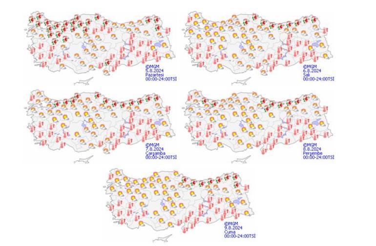 Son dakika... Meteoroloji haritayı güncelledi İstanbul dahil: Sağanak alarmı