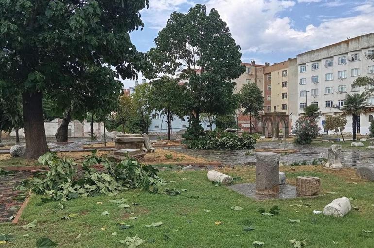 Son dakika... Meteorolojinin uyarılarının ardından sağanak, kuvvetli rüzgar ve dolu etkili oldu