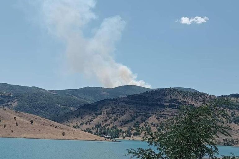 Tunceli’de orman yangını Müdahale sürüyor