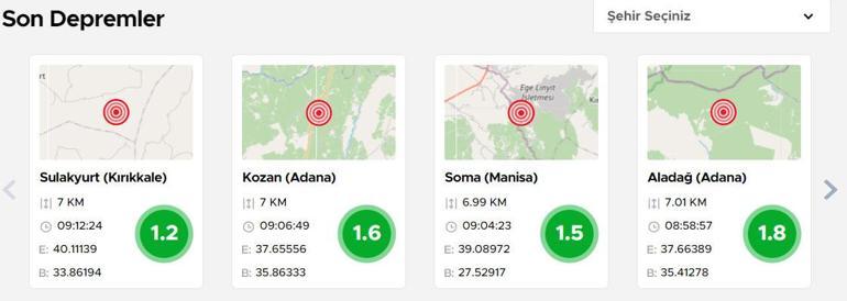 Son dakika... Adana’da peş peşe 3 deprem Prof. Dr. Şükrü Ersoydan korkutan uyarı