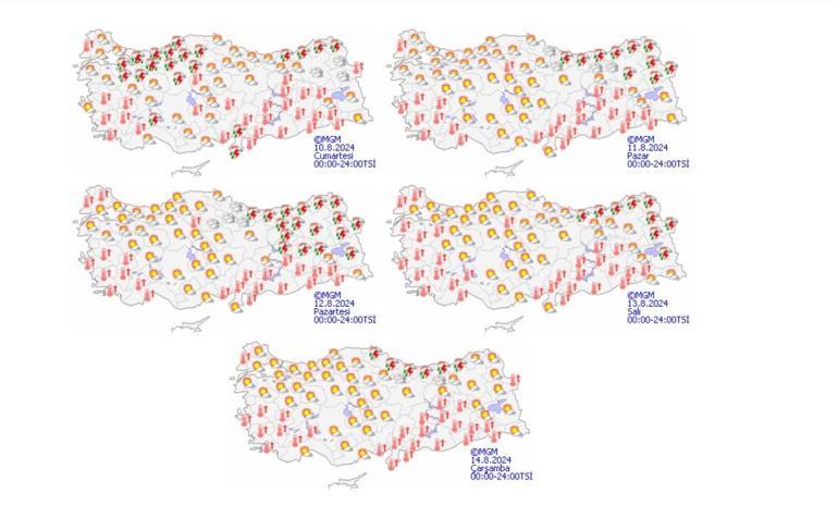 Meteoroloji son dakika olarak duyurdu: Sağanak yağış geliyor