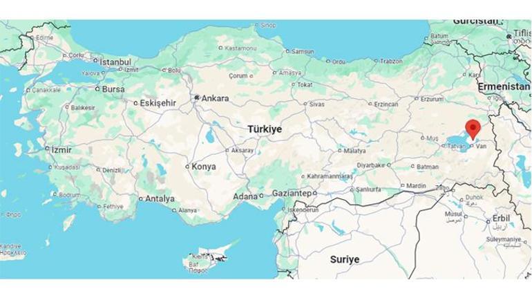 Vanda 3.5 şiddetinde deprem meydana geldi Kandilli duyurdu