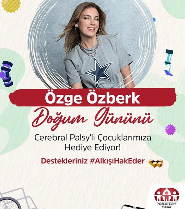 Özge Özberk doğum gününü bağışladı