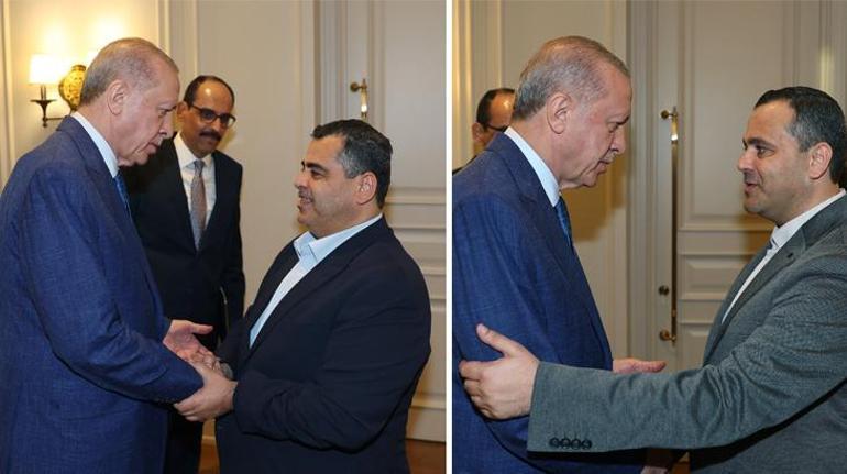 Cumhurbaşkanı Erdoğan suikasta uğrayan Haniyenin oğulları ile görüştü