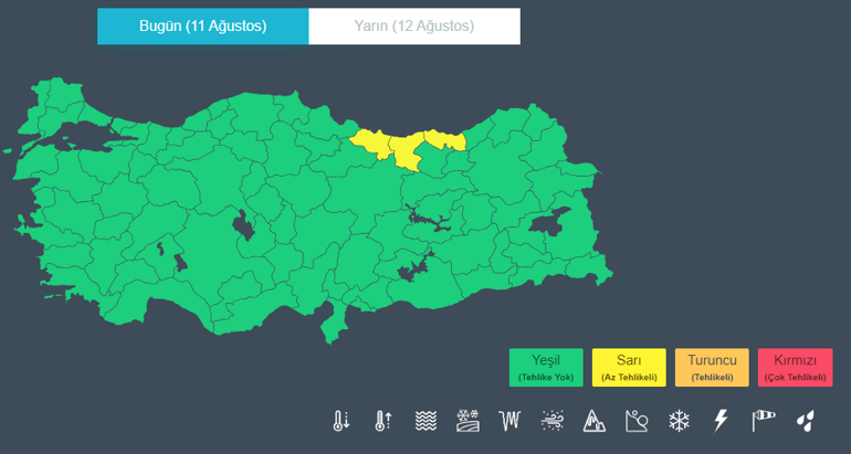 Meteorolojiden 3 il için kuvvetli yağış uyarısı Ev ve iş yerlerini su bastı