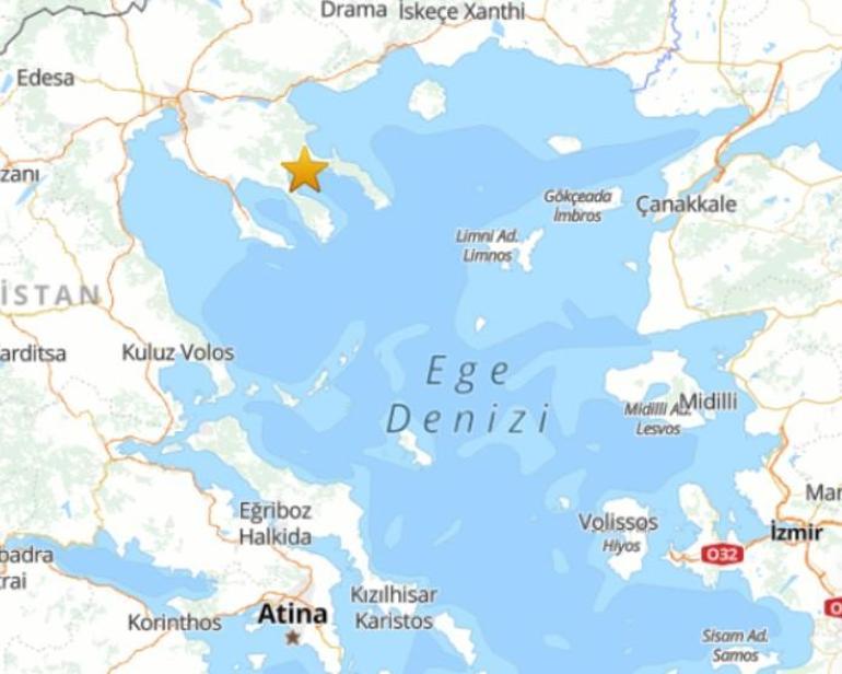 Ege Denizinde 4.3 büyüklüğünde deprem